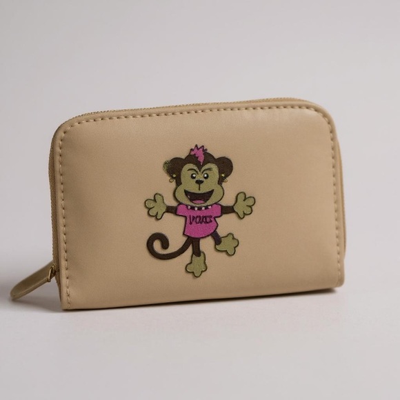 NWT Kids Tan Monkey Wallet - Picture 1 of 4